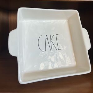 Rae Dunn - “Cake” Square Baking Dish